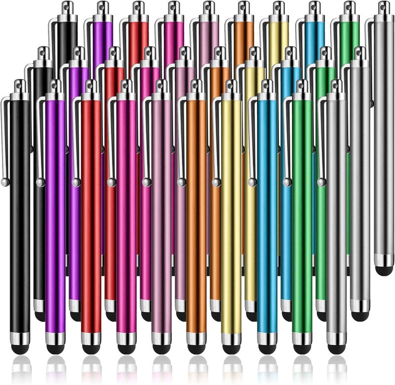 Abiarst Stylus Pens for Touch Screens, High Precision Universal Stylus for iPad iPhone Tablets Samsung Galaxy All Capacitive Touch Screens (30-Pack) - Image 1